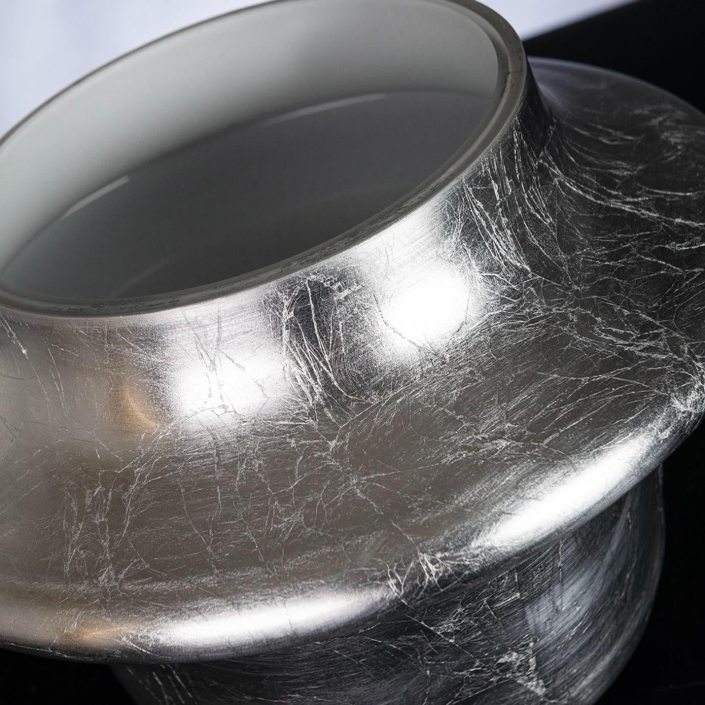 Handcrafted Silver Leaf Bowl