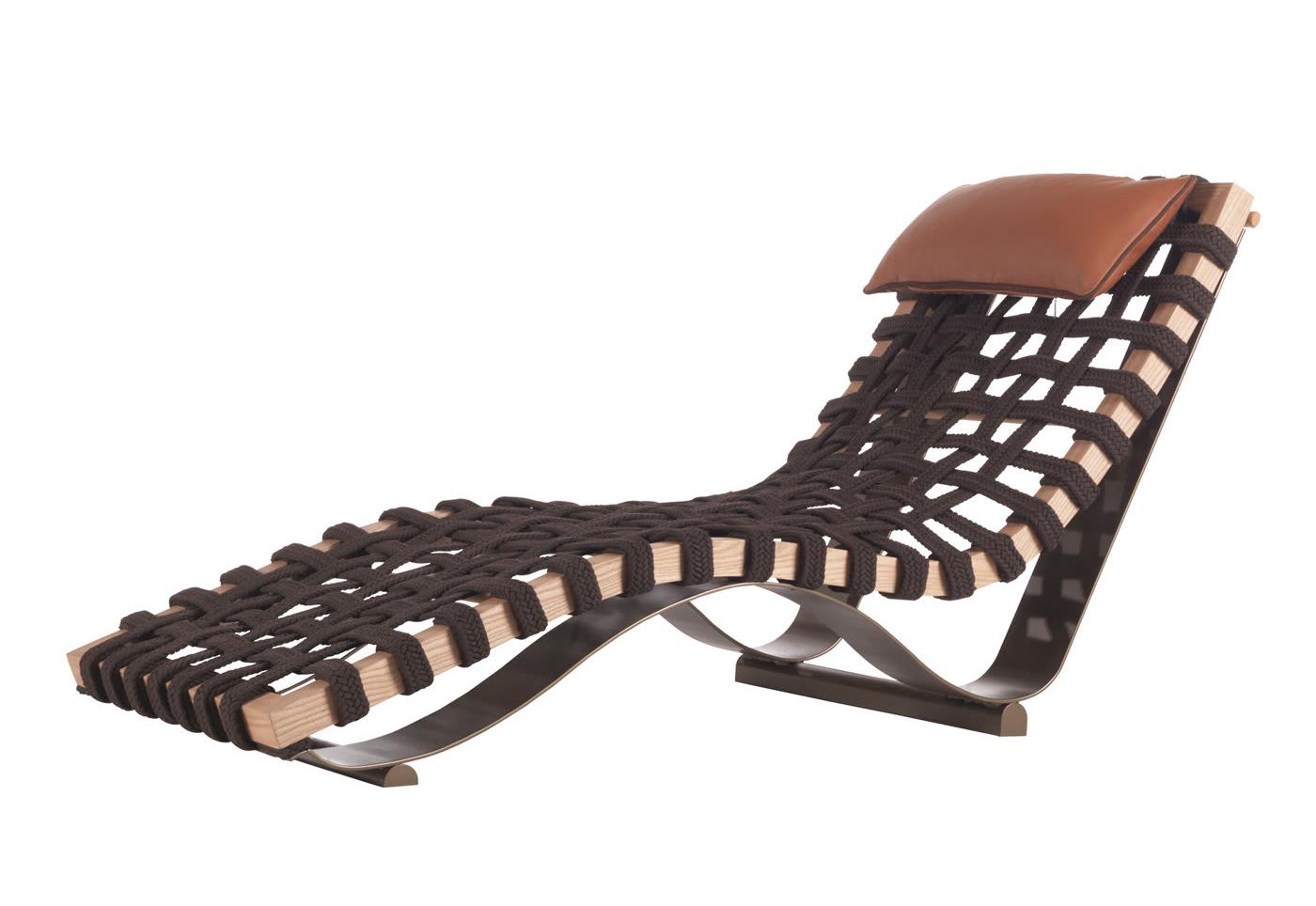Enjoy Brown Artisan Chaise Longue
