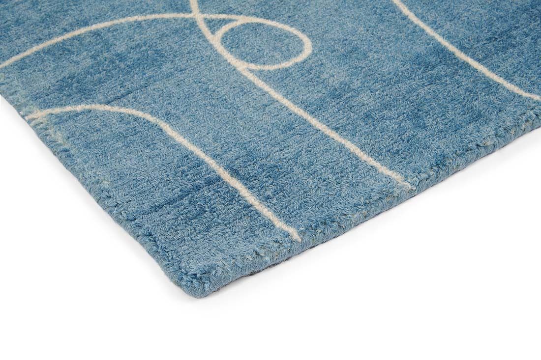 Teal Handwoven NZ Wool Rug | Size: 200 x 280 cm