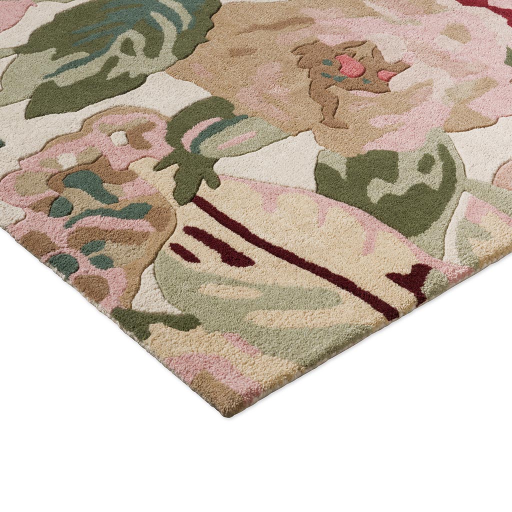 Rose & Peony Handtufted Rug