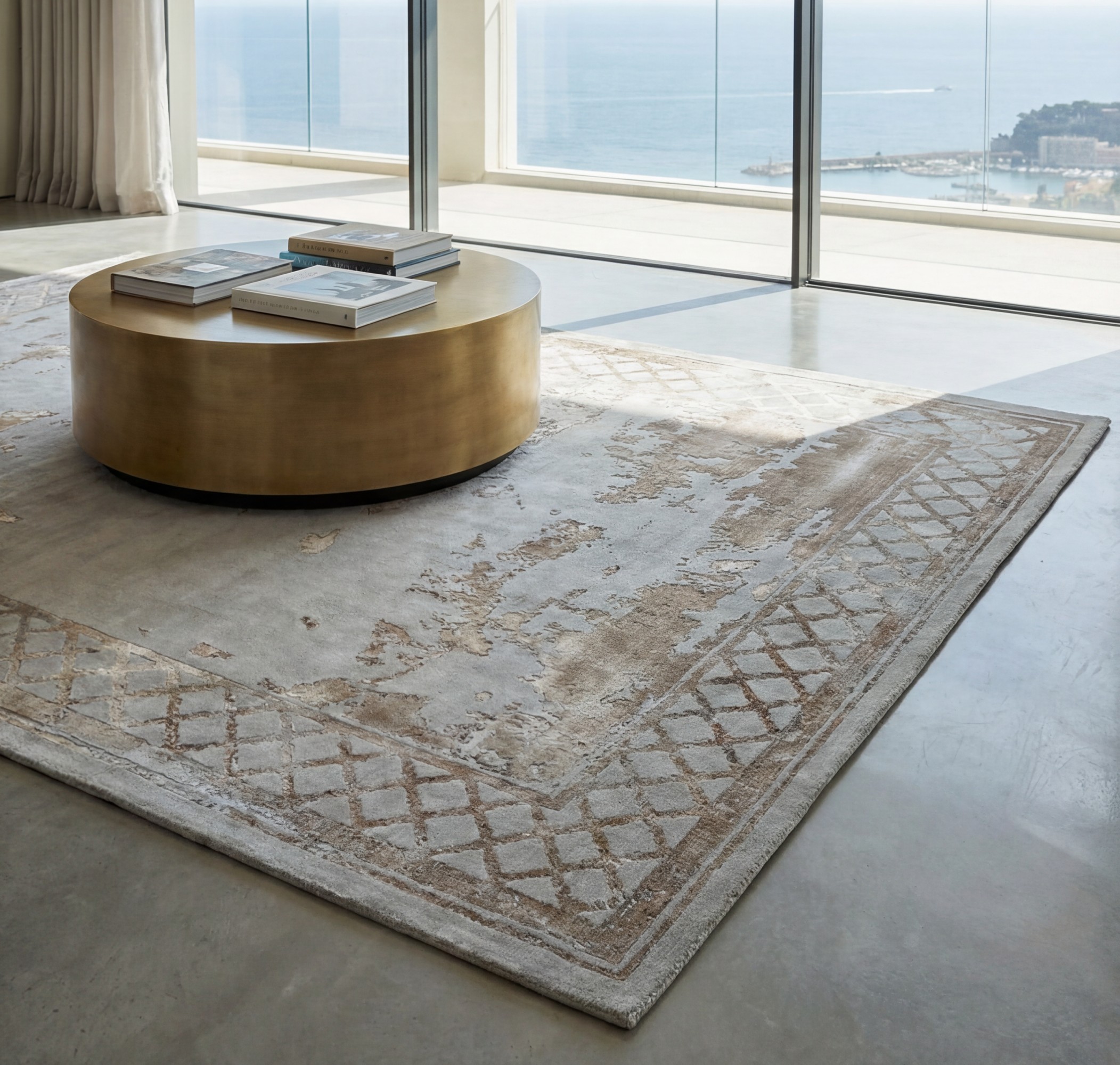 Grey Patina Handwoven Rug