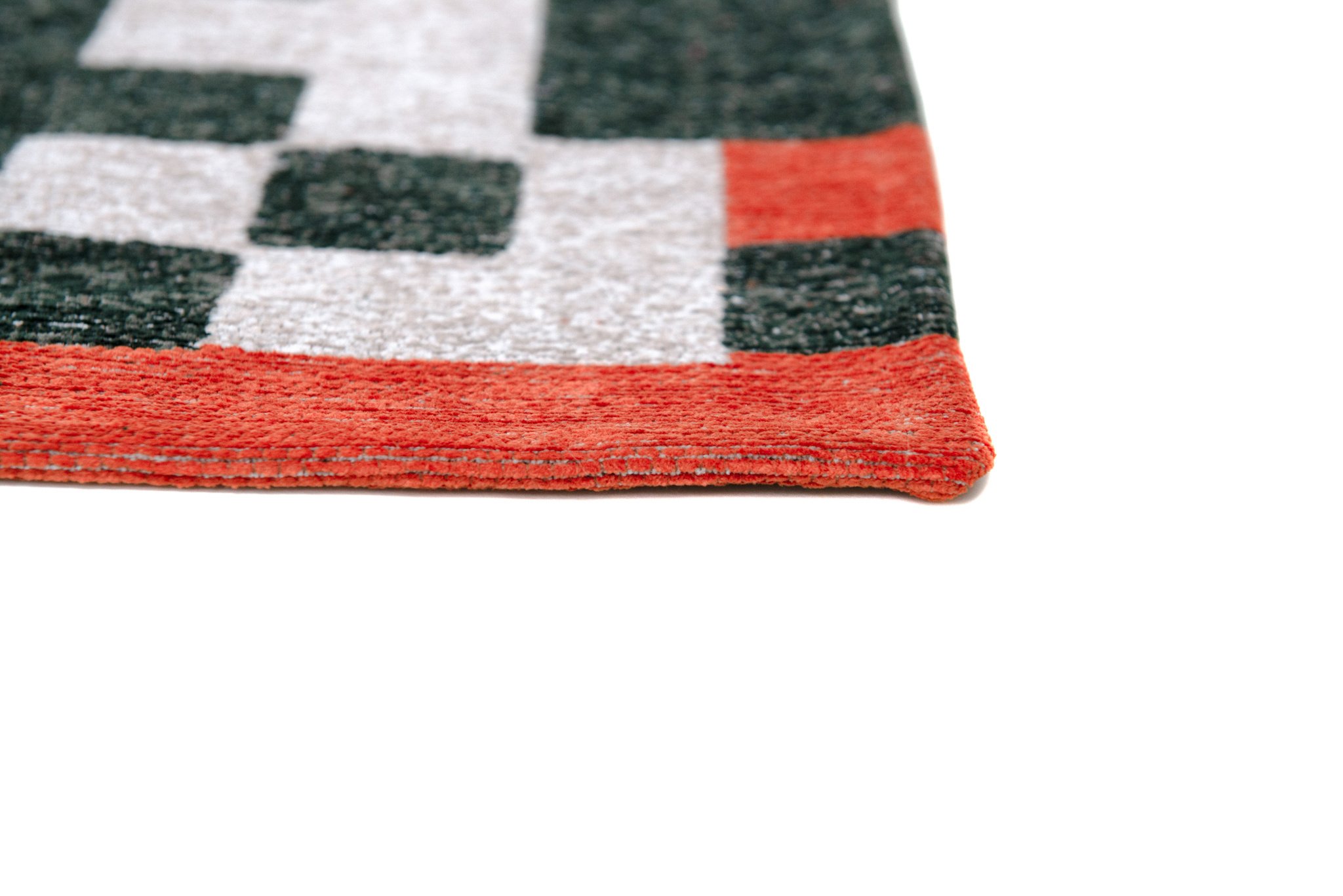 Deep Green Contemporary Rug
