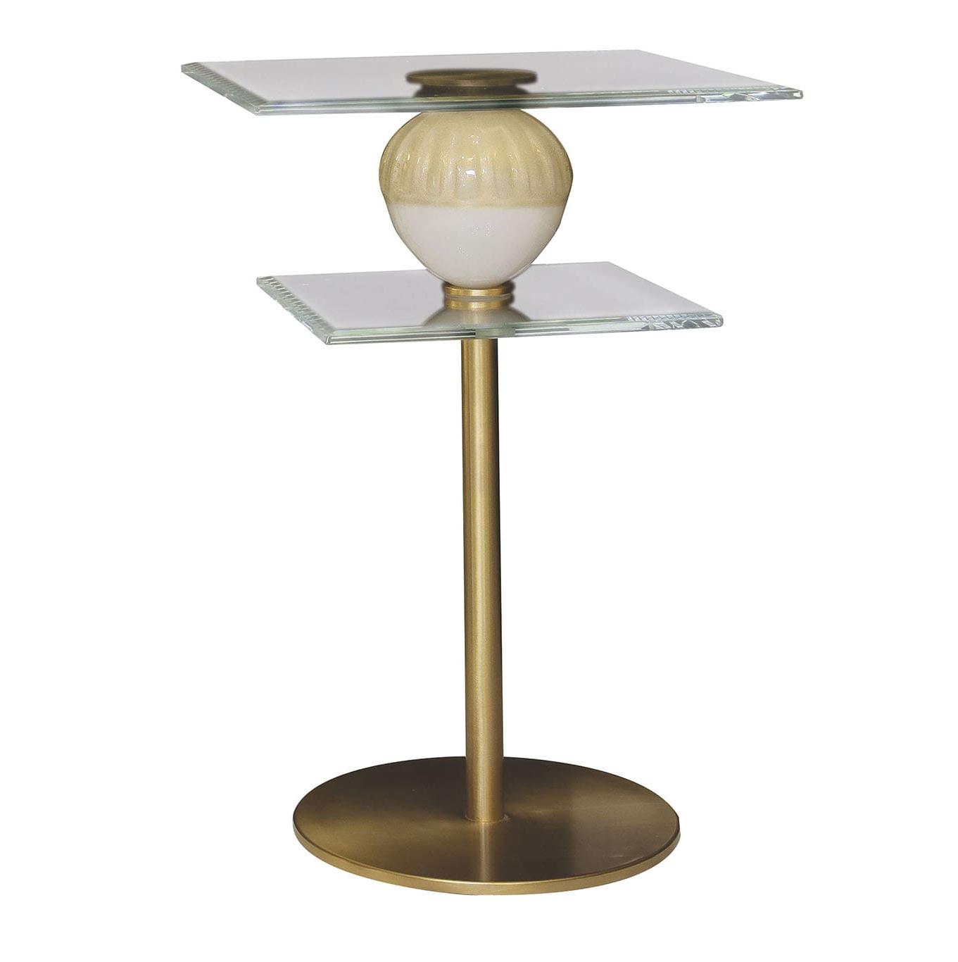 Italian Blown Glass Side Table