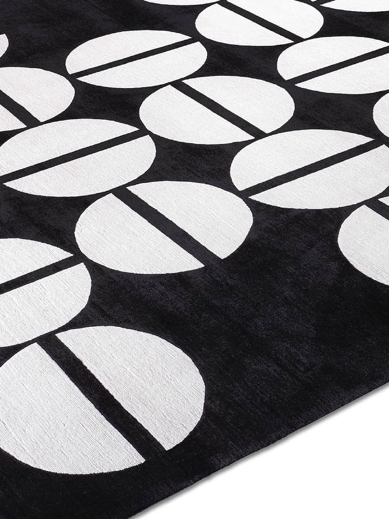 Black & White Handwoven Luxury Rug