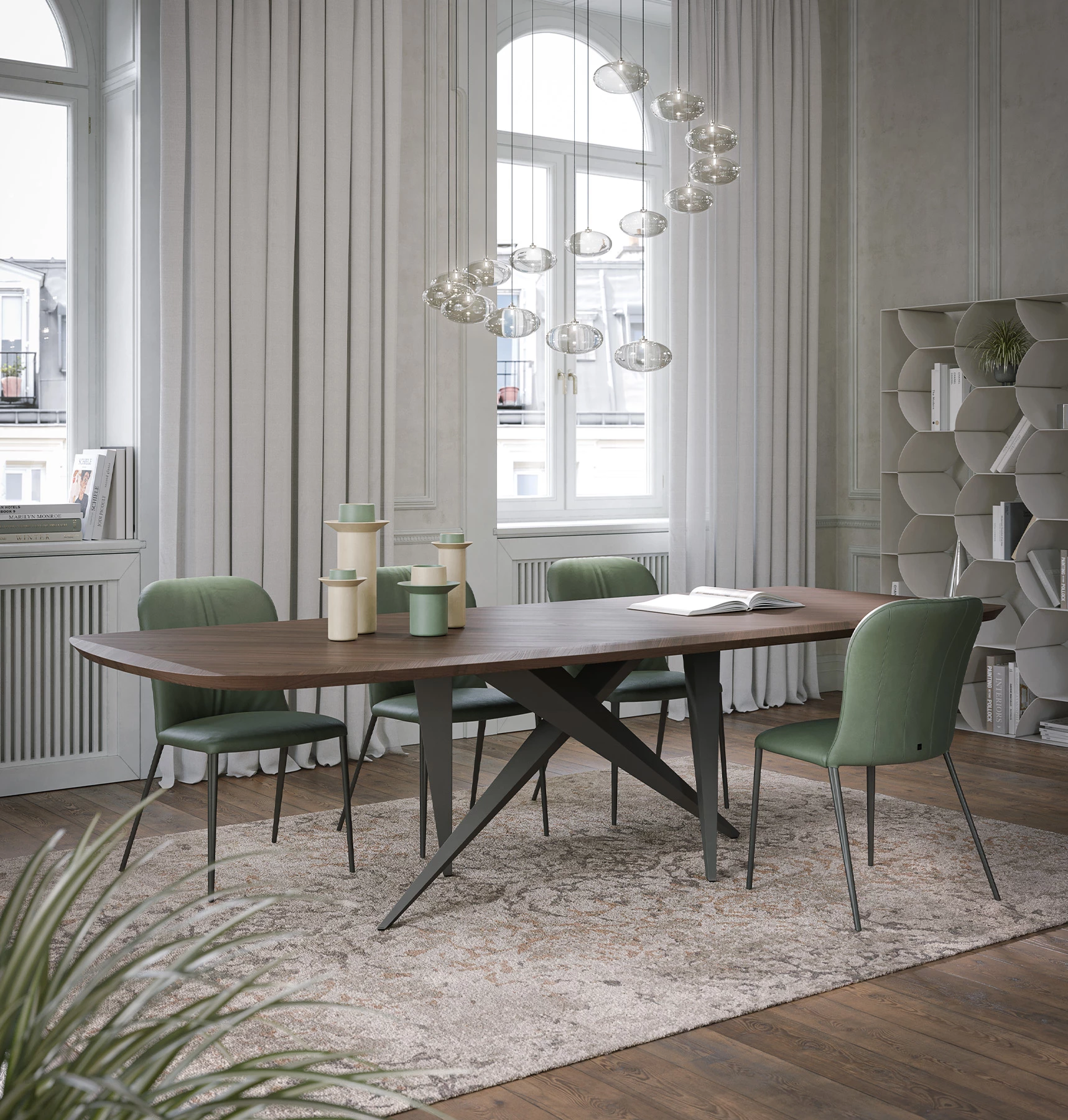 Thunder Silk Wood Table