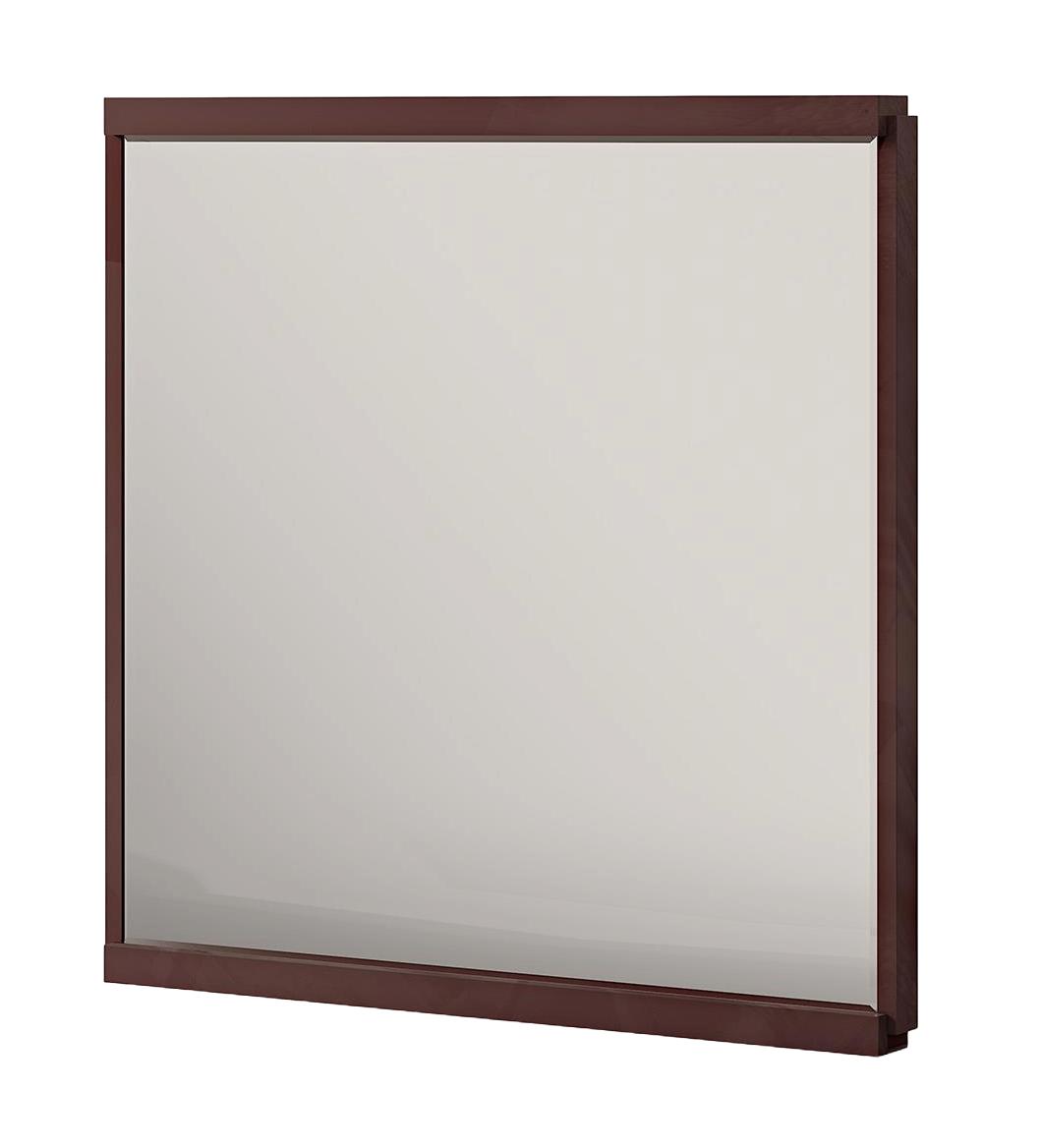 Classic Wooden Square Wall Mirror