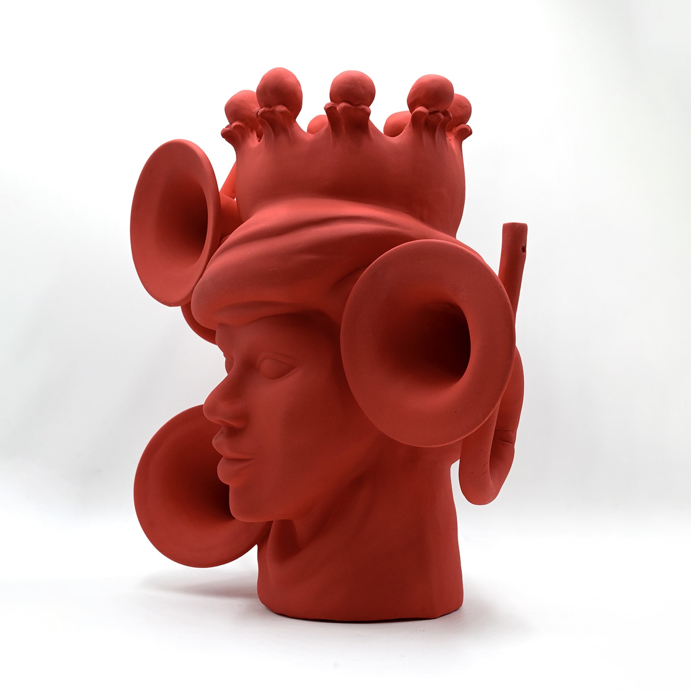 Handcrafted Moor's Head Heritage Sculpture