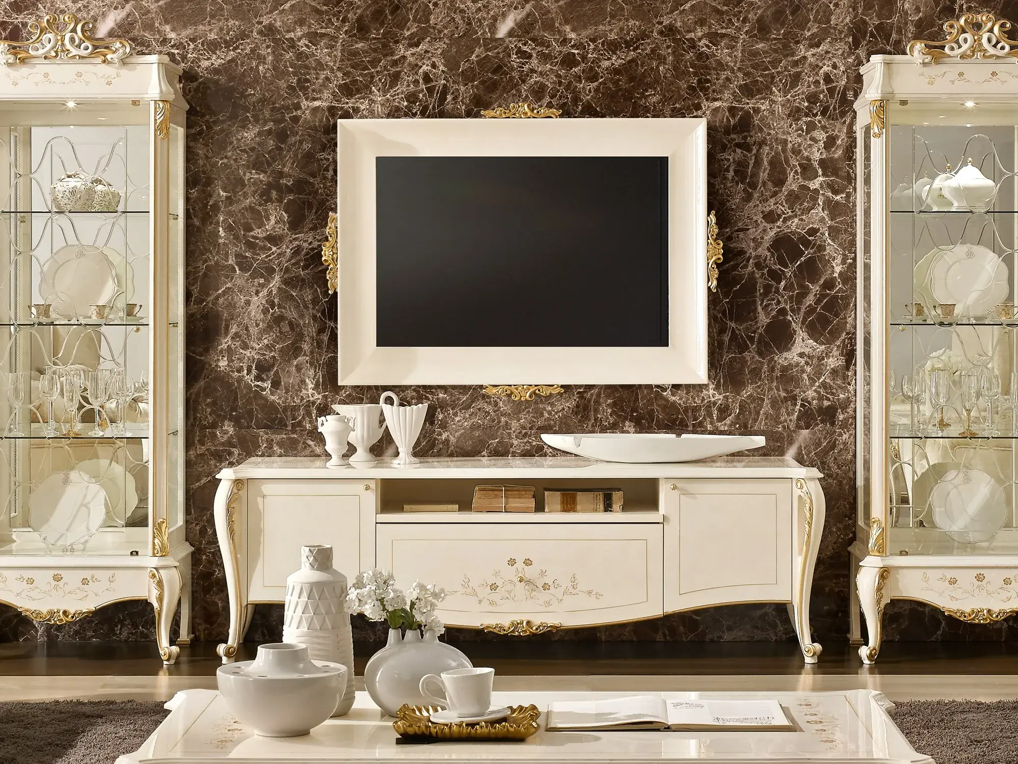 Ivory TV Cabinet