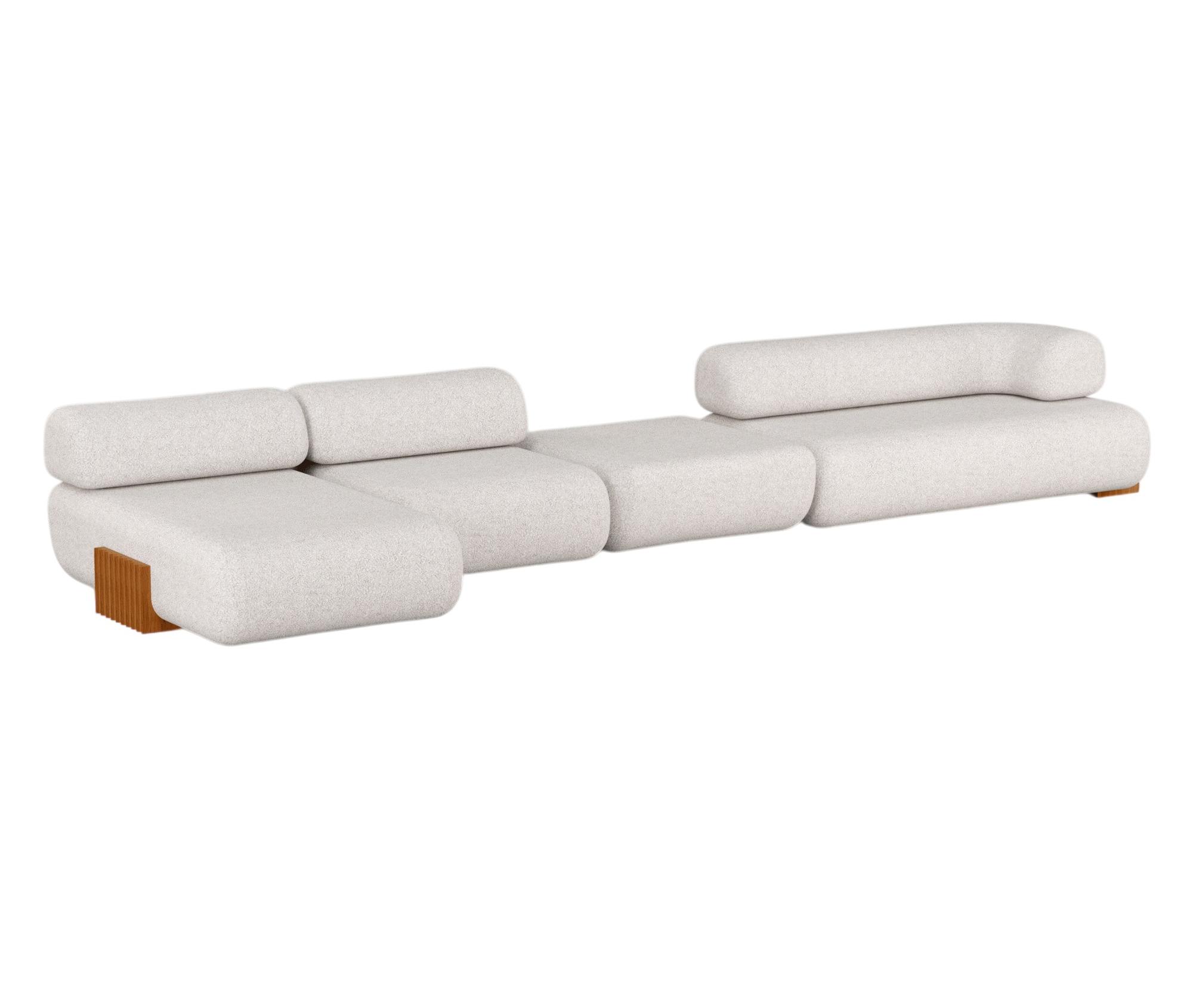 Carmel White Modular Sofa