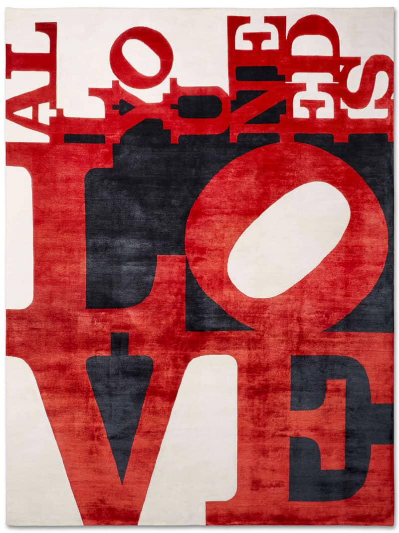 All You Need Is Love Luxury Hand-Woven Rug