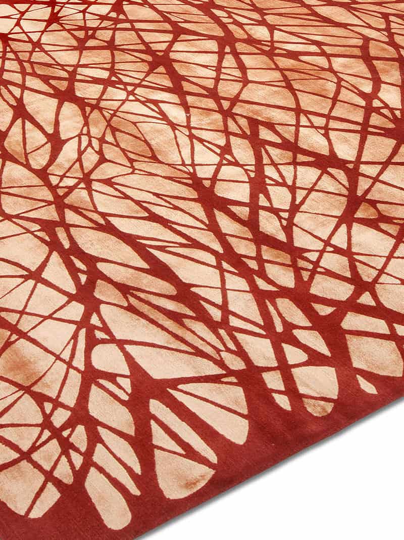 Dresden Orange Handwoven Luxury Rug