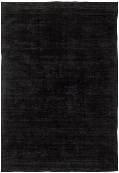 Black Indian Hand-loomed Premium Rug ☞ Size: 160 x 230 cm