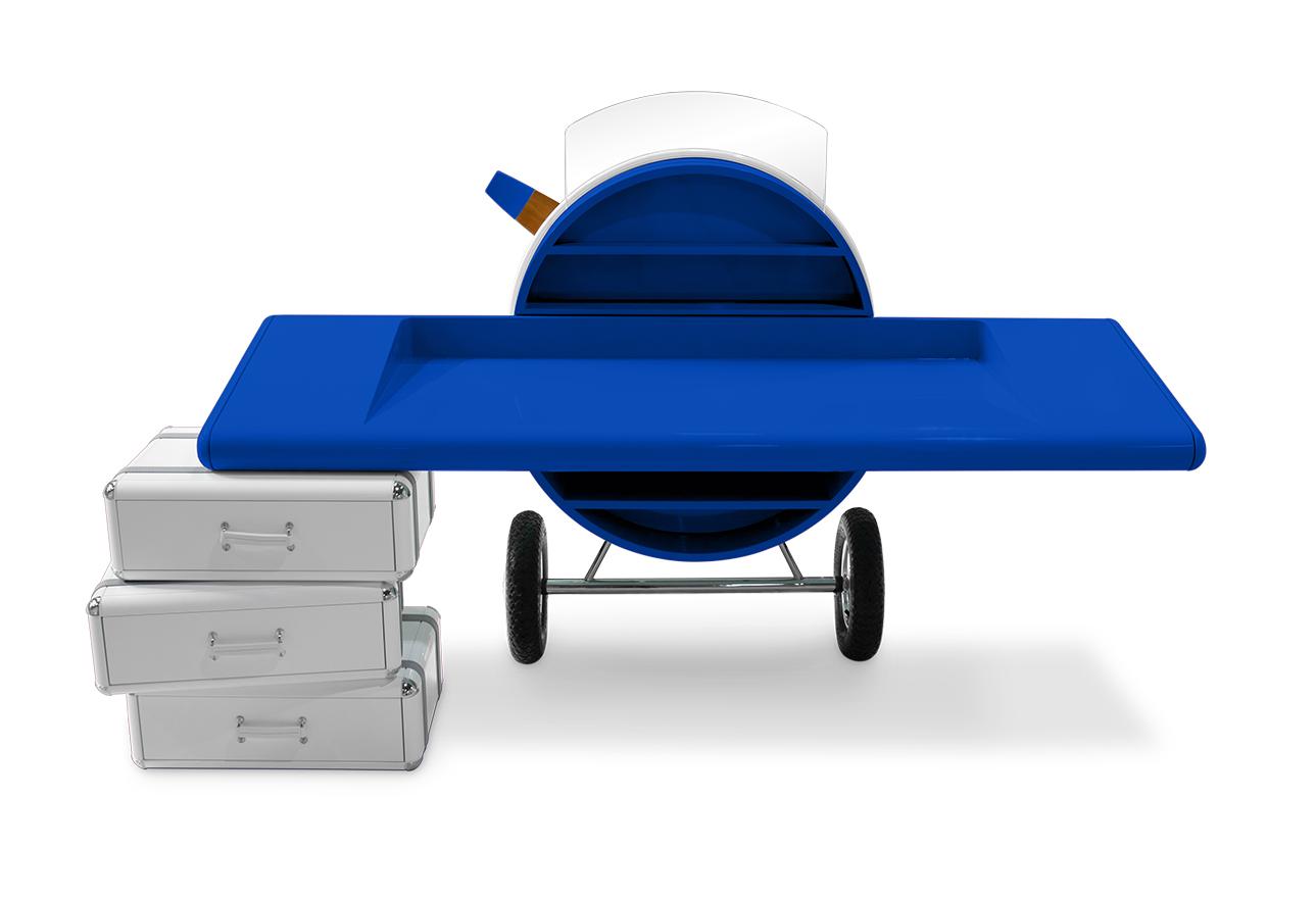 Skyline Blue Kids Study Desk