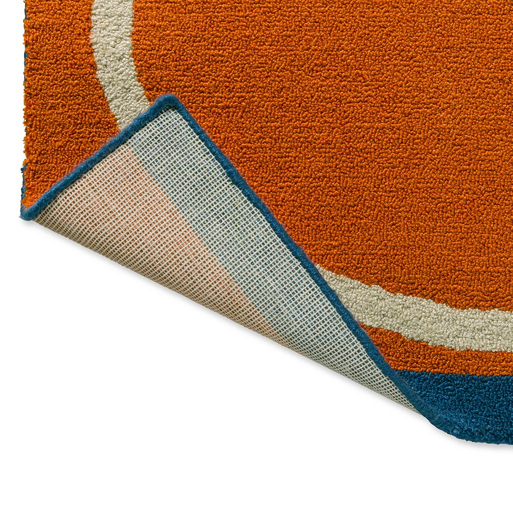 Linear Branch Orange Outdoor Rug | Size: 160 x 230 cm