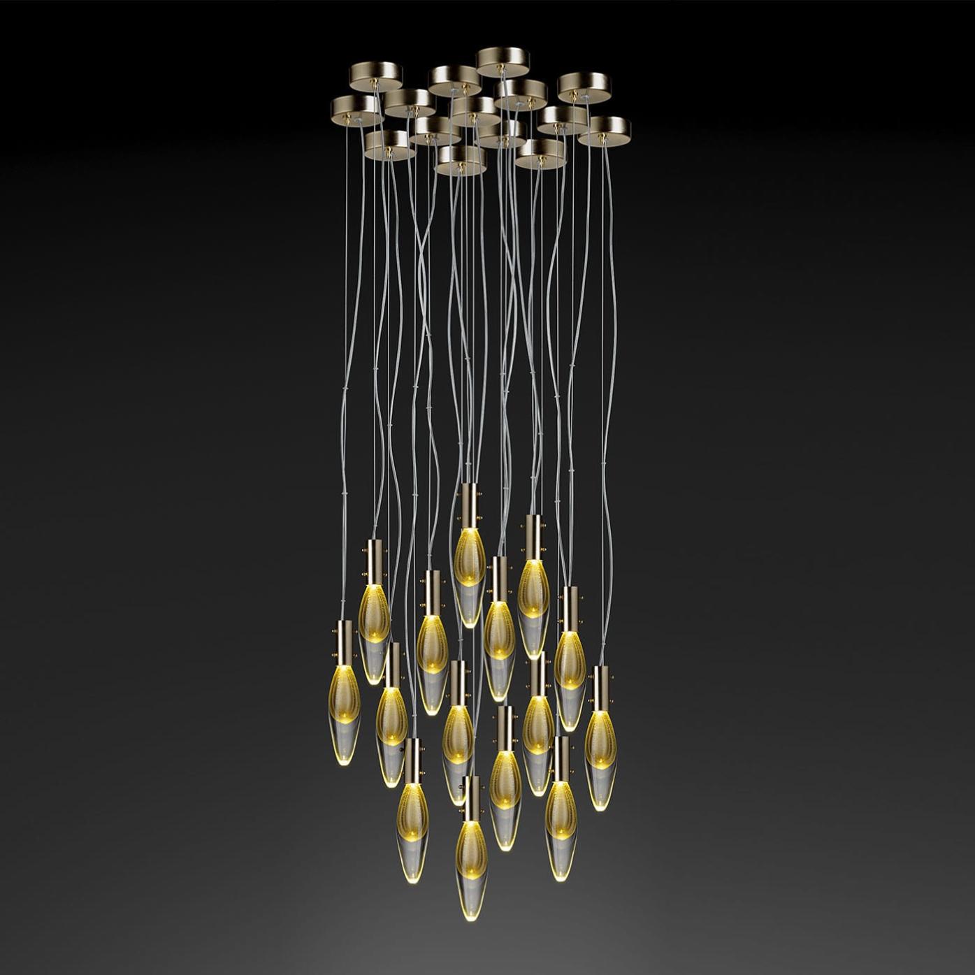Murano Drops 15-Light Pendant