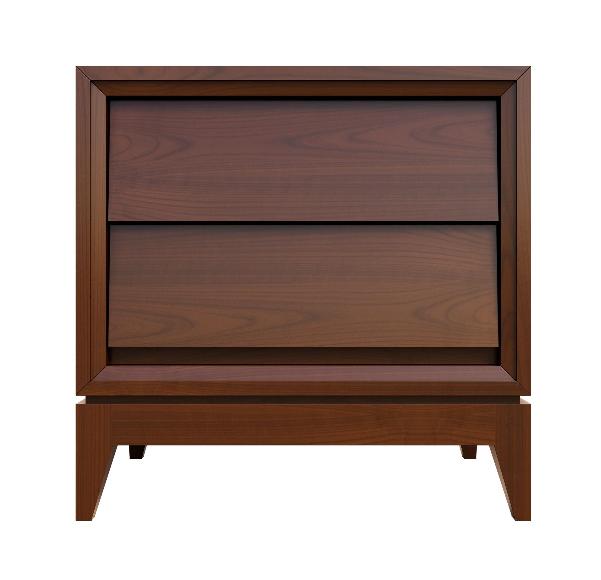 New York Dark Artisan Bedside Table