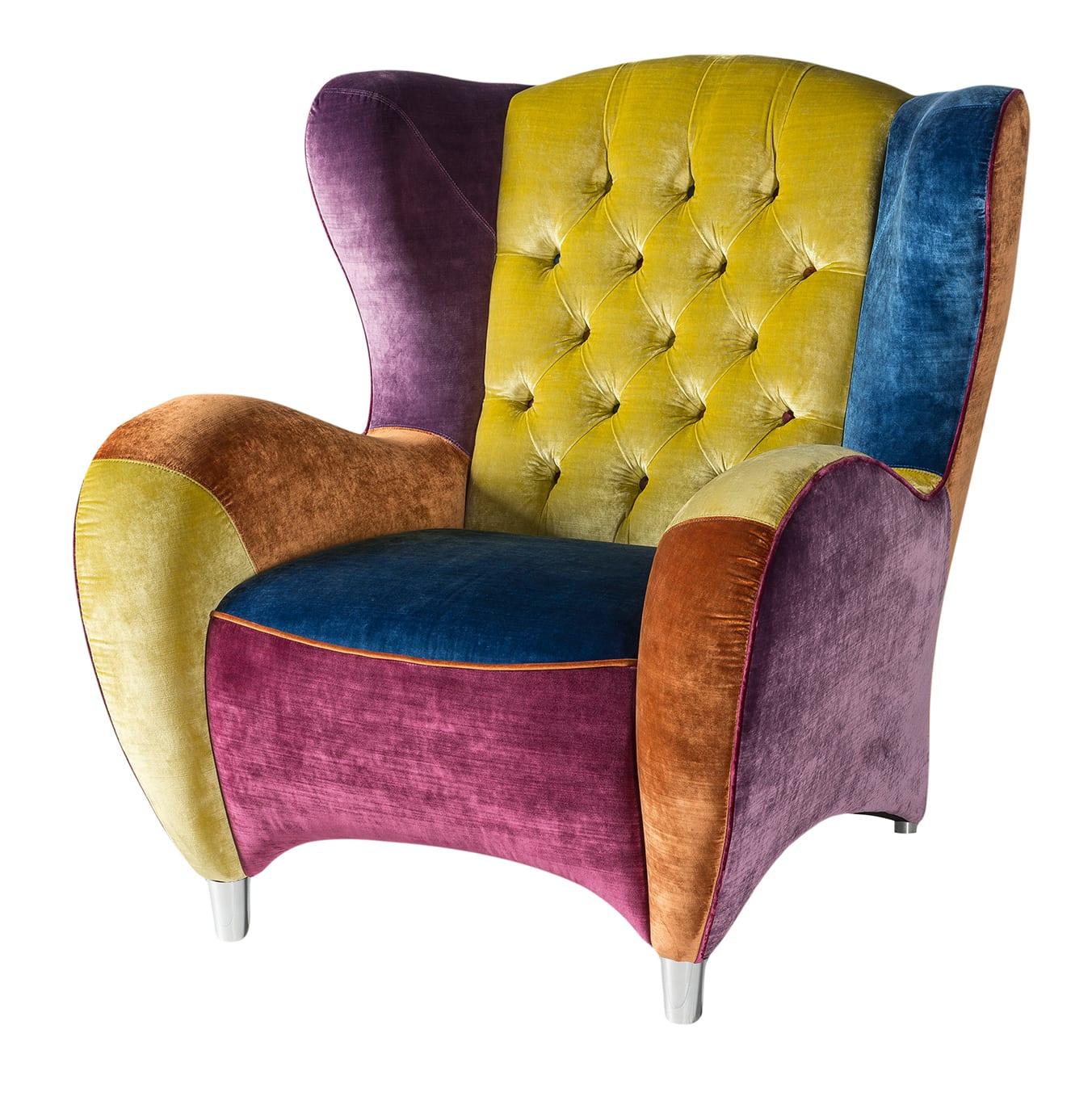 Schinke Multicolor Designer Armchair
