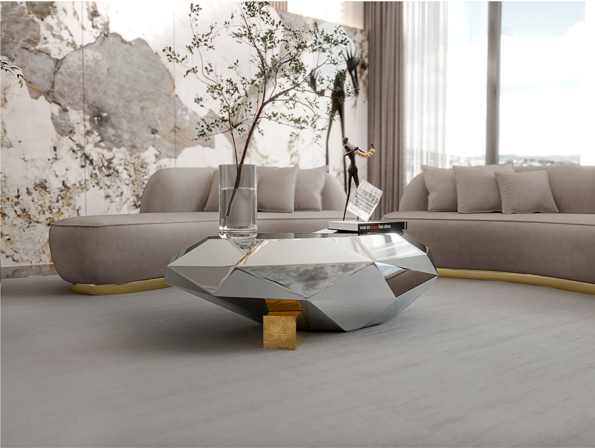 Prism Luxe Designer Coffee Table