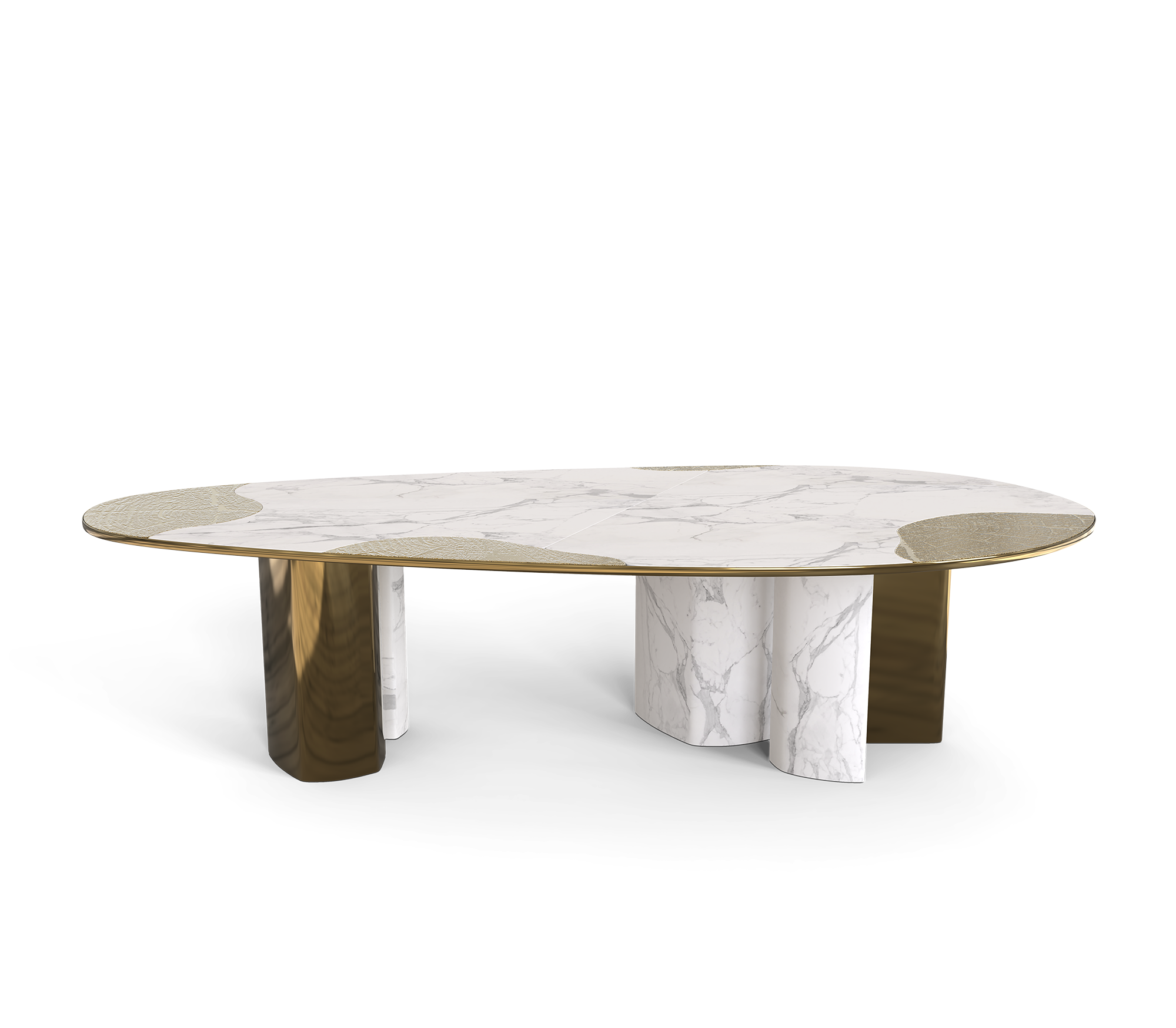 Marble & Patina Luxe Dining Table