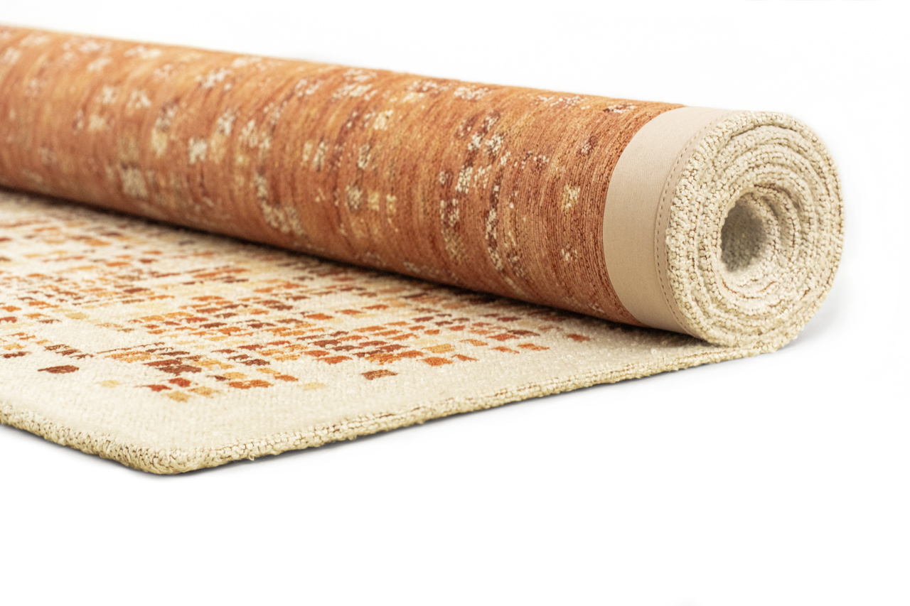 Pumpkin Jacquard Wilton Rug