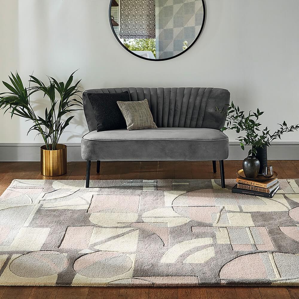 Segments Stone Rug | Size: 140 x 200 cm