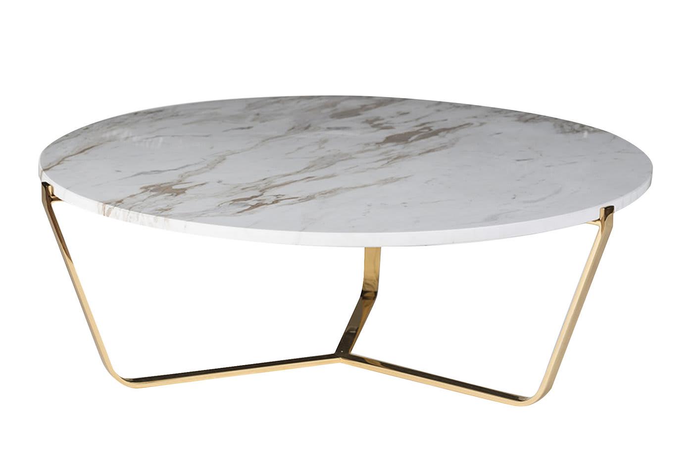 Dolomiti Calacatta Low Marble Coffee Table