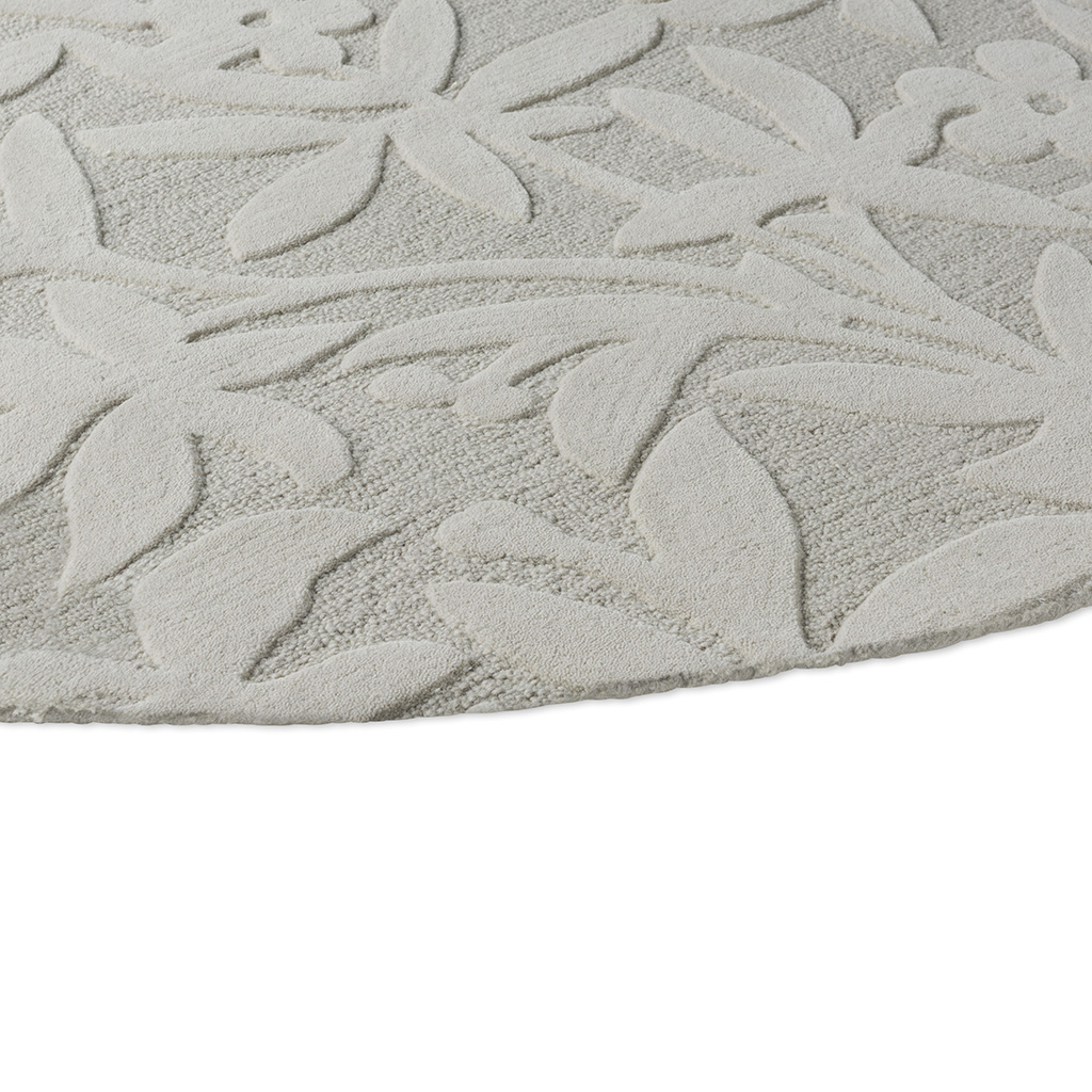 Cleavers Round Wool Rug