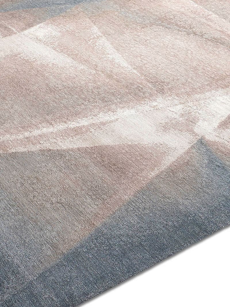 Aqua Beige Luxury Hand-Knotted Rug | Size: 183 x 274 cm