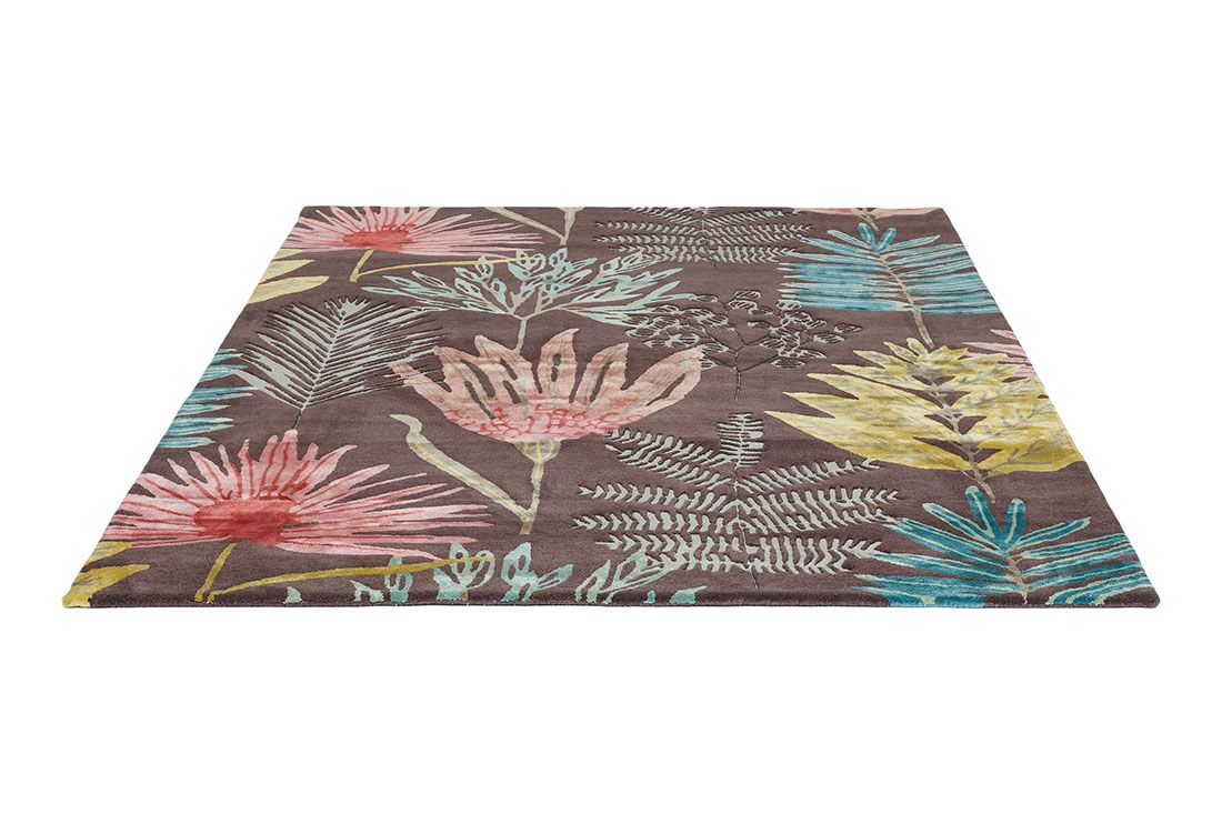 Floral Indian Hand Woven Rug