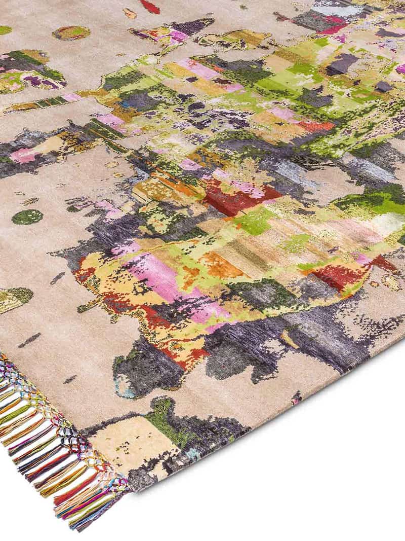 Eco Luxury Silk / Wool Rug | Size: 122 x 183 cm