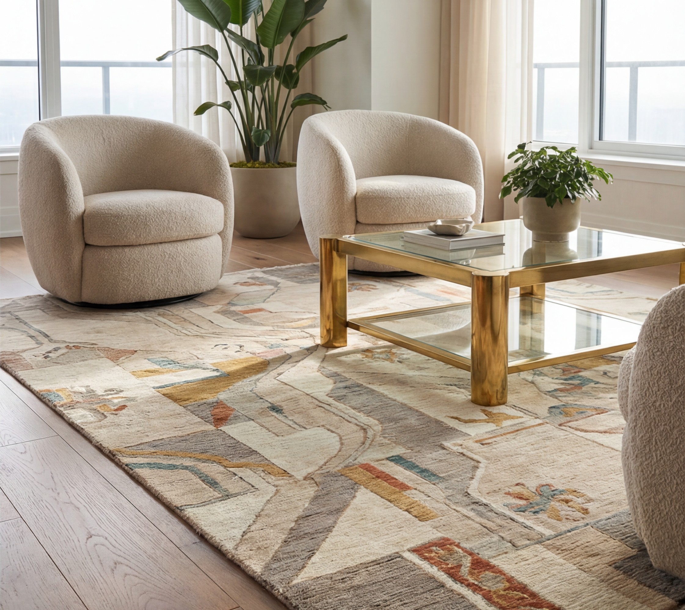 Fragmented Relief Heritage Rug