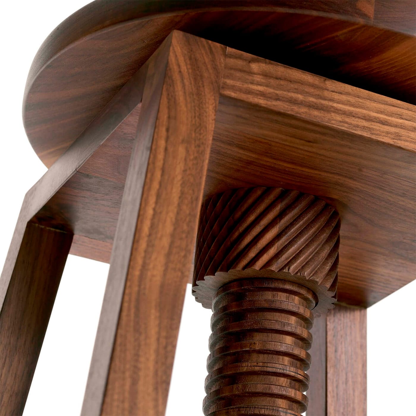 Invito High Brown Modern Stool