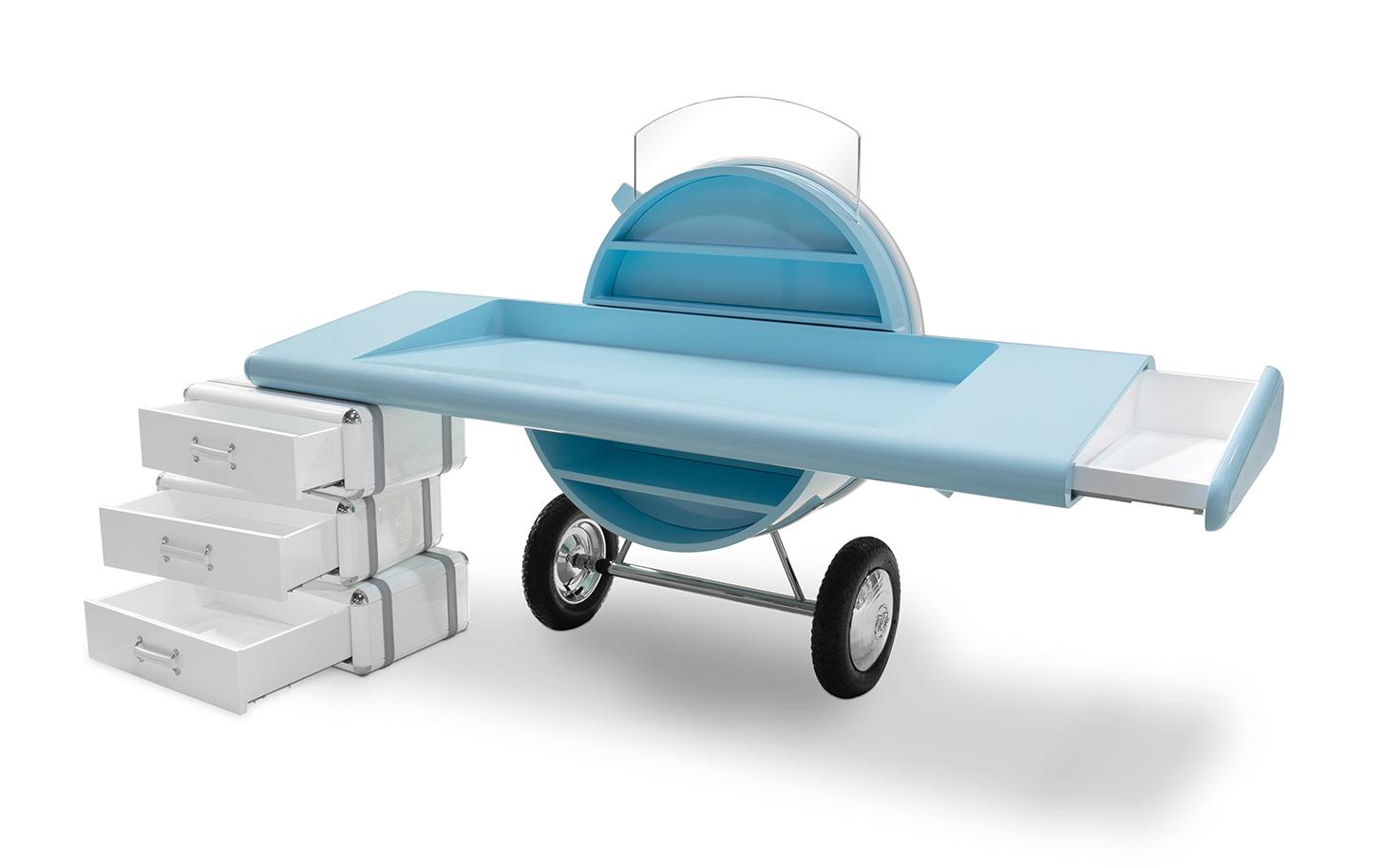 Skyline Blue Kids Study Desk