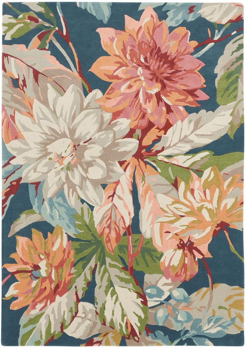 Wild Rose Floral Rug