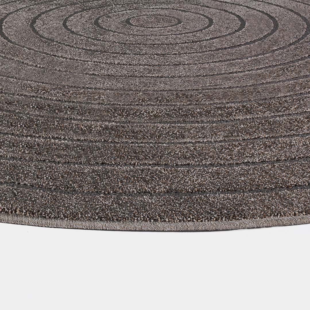 Cortina Sfera Taupe Round Rug