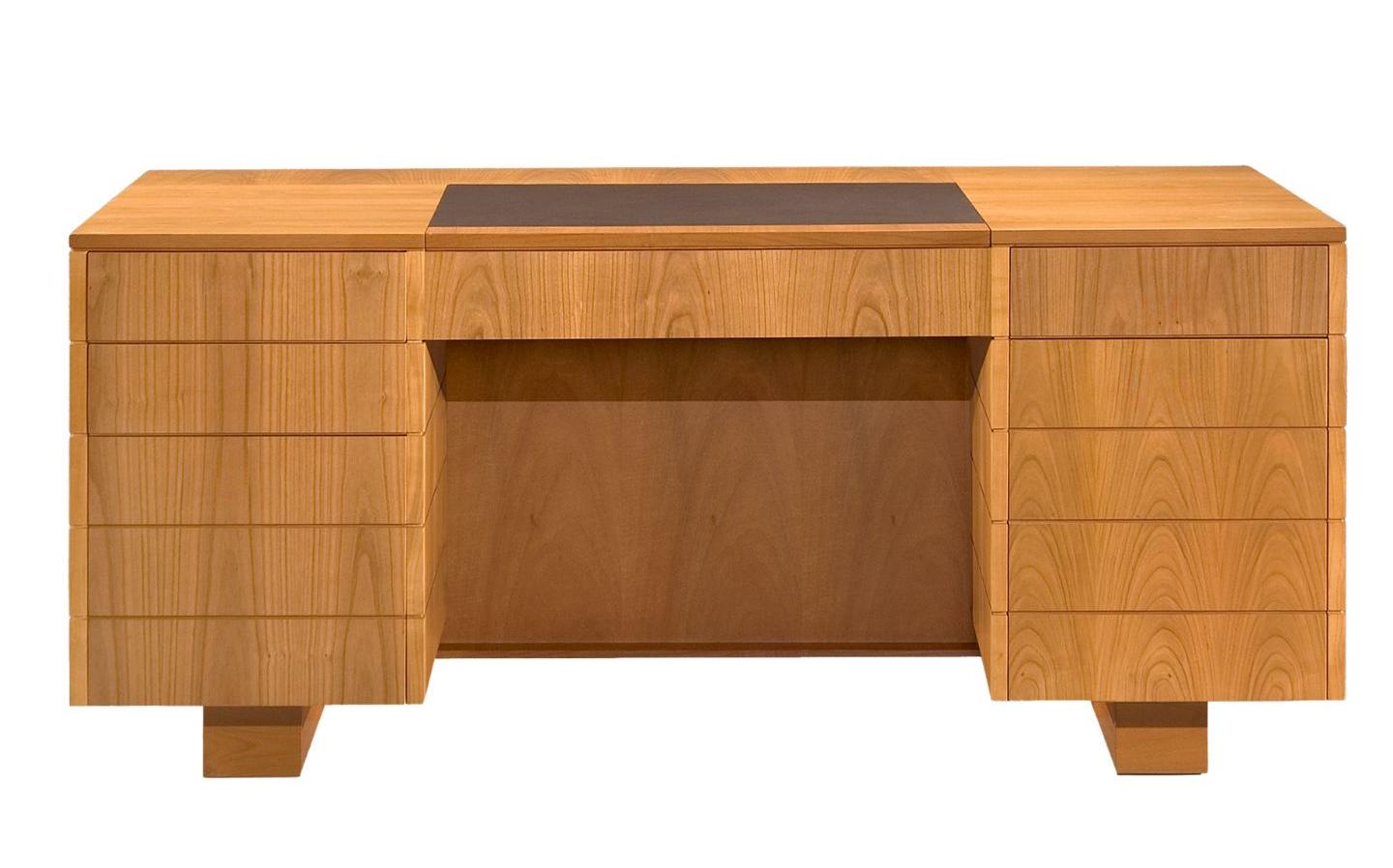 Roma Natural Walnut Artisan Desk
