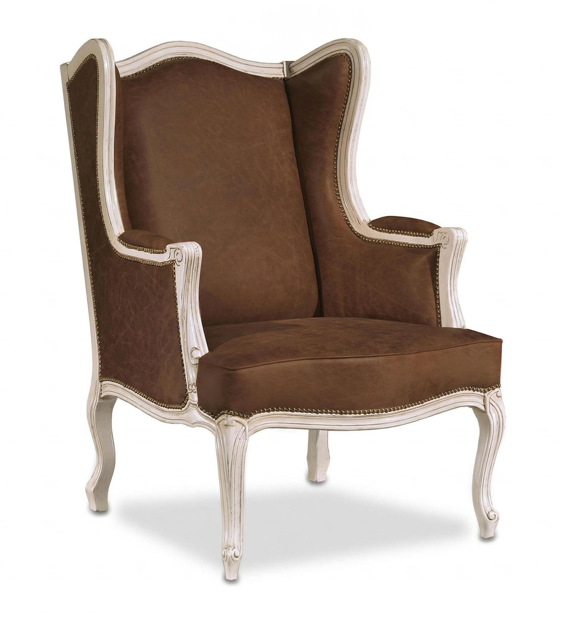 Aida Brown Classic Italian Armchair