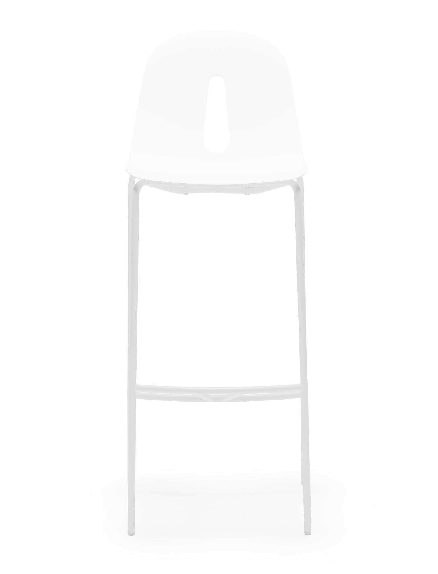 Gotham White Bar Stool