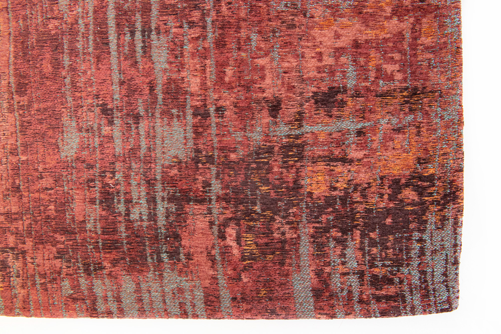 Flatwoven Red Rug ☞ Size: 170 x 240 cm