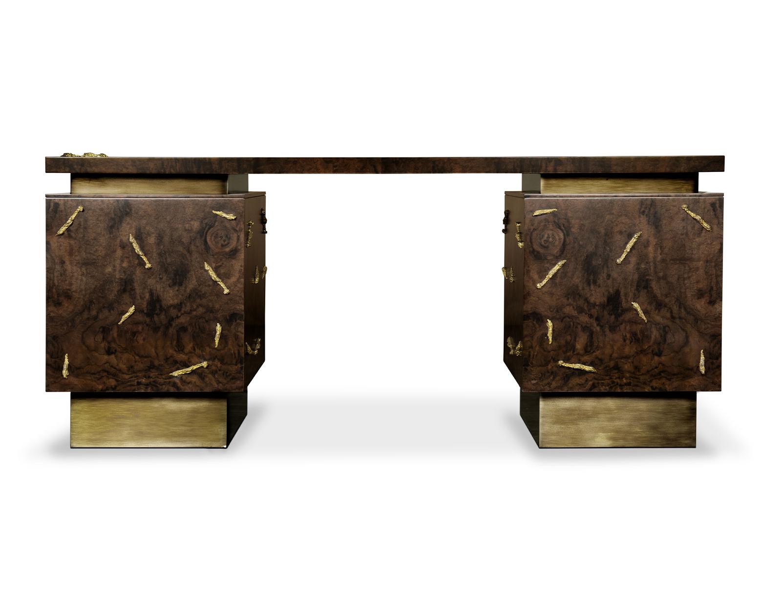 Designer Wood Studio Desk