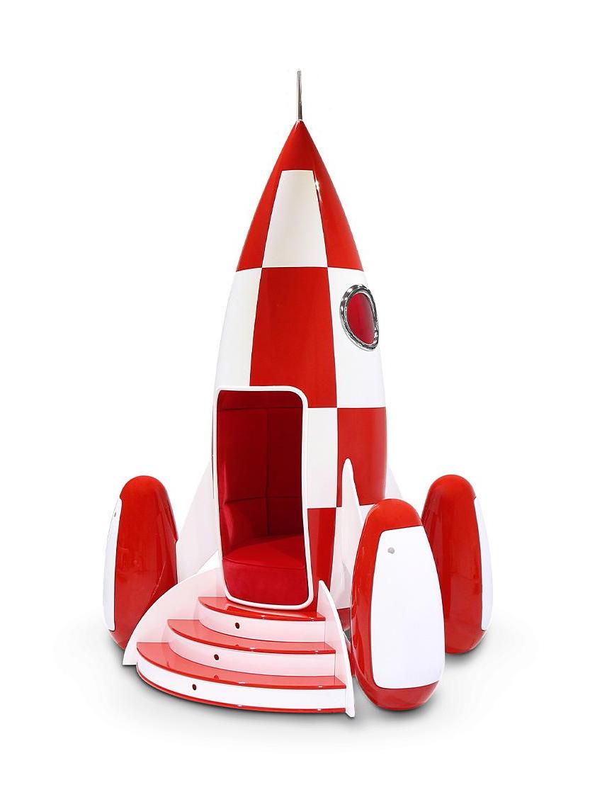 Starlight Red Rocket Ship