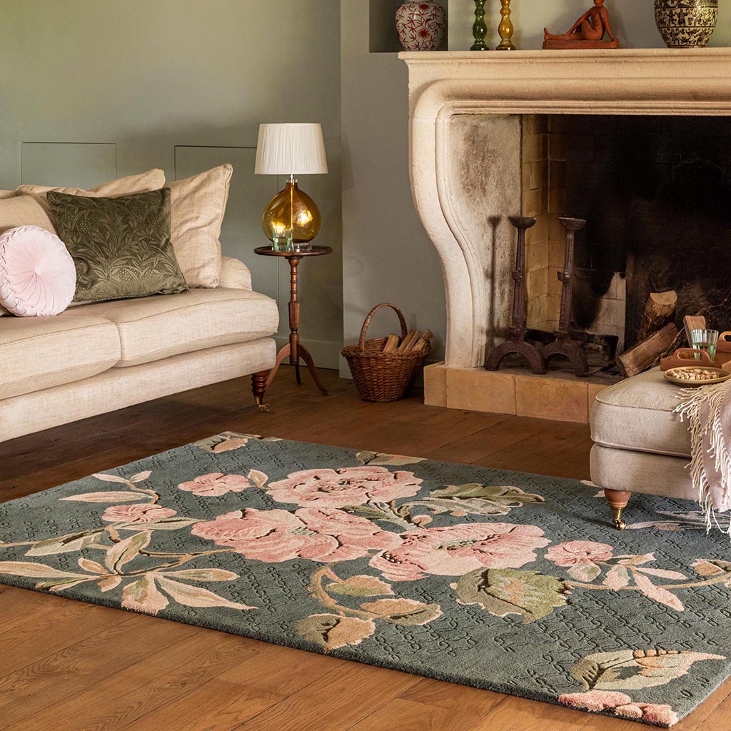 Forest Trail Fern Green Rug | Size: 200 x 280 cm