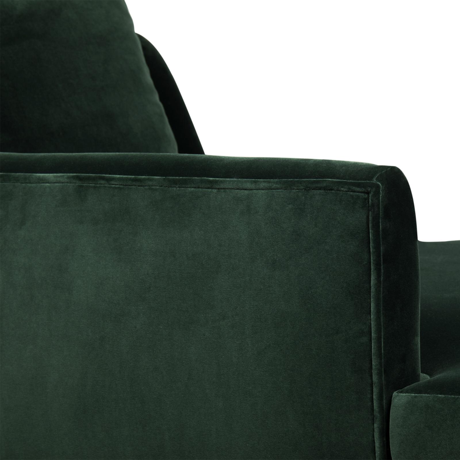 Plush Velvet Grande Chaise Longue