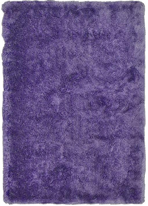 Plain Shaggy Violet Rug ☞ Size: 60 x 120 cm