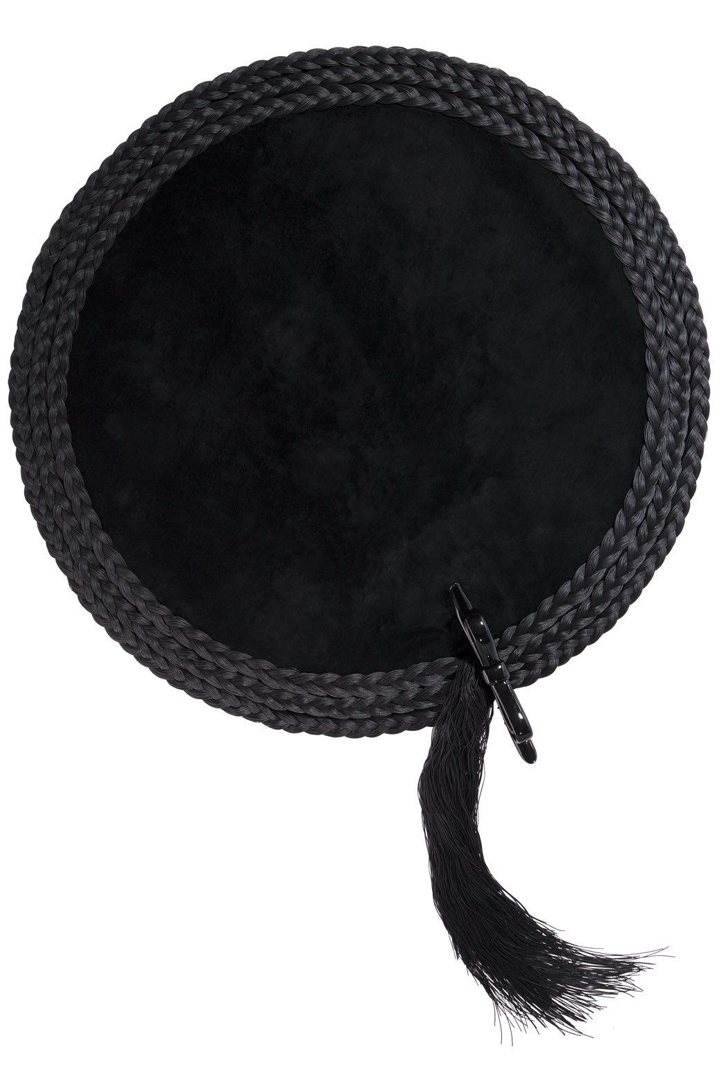 Black Tie Carpet Silk / Leather Rug