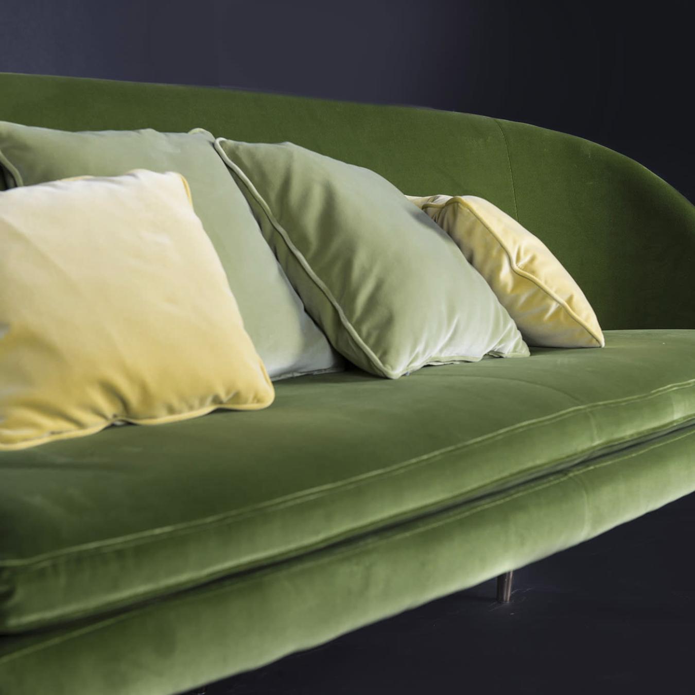 Vivien Olive Green Upholstered Sofa