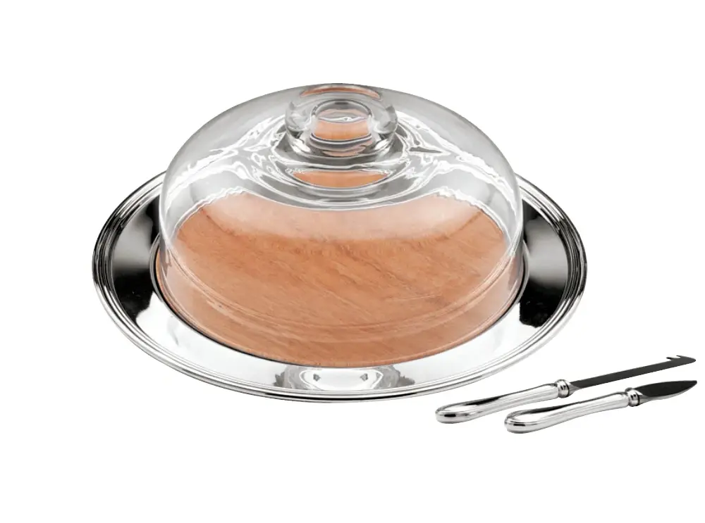 English Cheese Tray With Lid