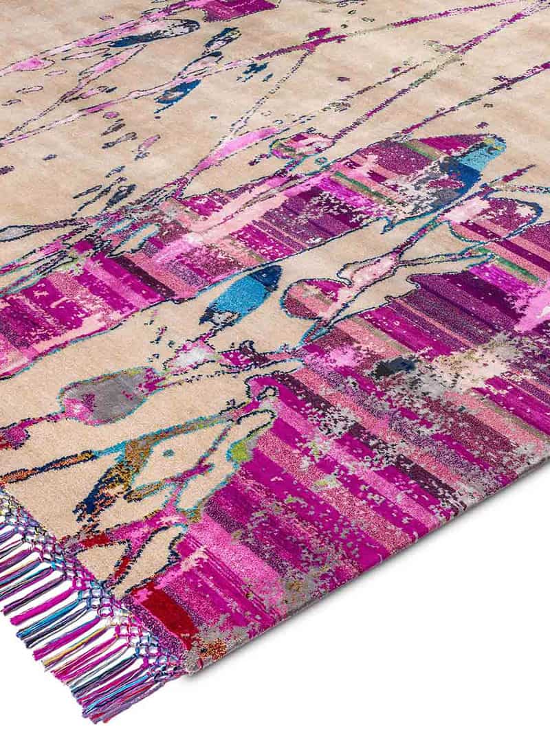 Eco Hand-Knotted Wool / Silk Rug