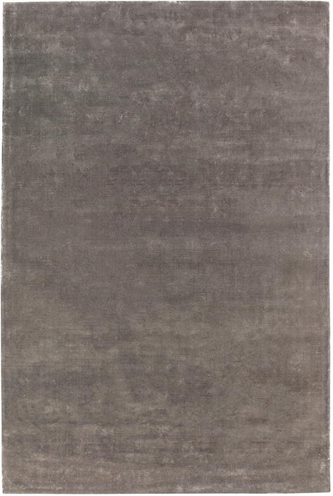 Luxury Plain Color Grey Indian Hand-Woven Rug ☞ Size: 170 x 240 cm