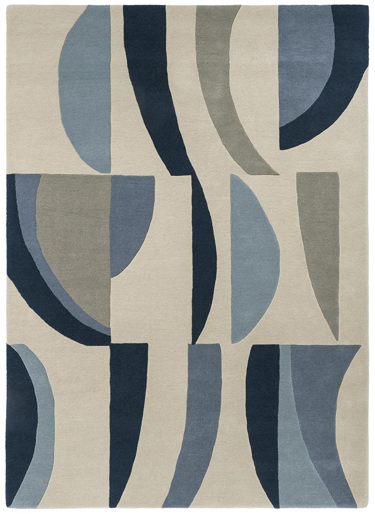 Wave Sky/Cornflower Rug | Size: 170 x 240 cm